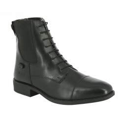 Norton Reitstiefel aus Leder für Damen mit Schnürung in Schwarz Größe 45 gefüttert für den Winter – Bild 1 von 8