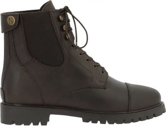 Produktbild von Norton Reitstiefel aus Leder mit Schnürung und Reißverschluss Braun Unisex Größe 44