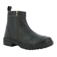 Produktbild von Norton Reitstiefel Damen aus Leder mit Reißverschluss Schwarz Größe 38 Winterstiefel