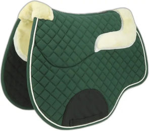 Norton Schabracke Confort Rückenschoner mit integriertem Fellpad Grün für Warmblut – Bild 1 von 7