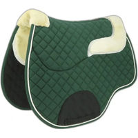 Produktbild von Norton Schabracke Confort Rückenschoner mit integriertem Fellpad Grün für Warmblut