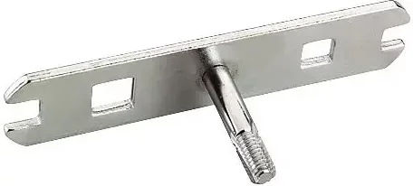 Produktbild von Norton Schlüssel für den Krampen zur Hufpflege aus Metall in Silber