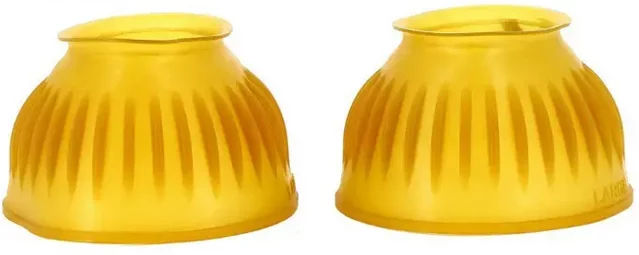 Norton Soft Geschlossene Hufglocken Gamaschen aus Naturkautschuk Gelb XL – Bild 1 von 2