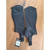 Produktbild von Norton Unisex Half-Chaps aus Kunstleder in Schwarz Einheitsgröße