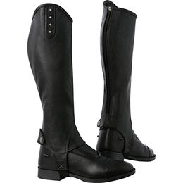 Norton Unisex Strass Half-Chaps aus Kunstleder Schwarz Einheitsgröße – Bild 1 von 4