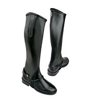 Produktbild von Norton Unisex Stretch Half-Chaps aus Kunstleder Schwarz Einheitsgröße