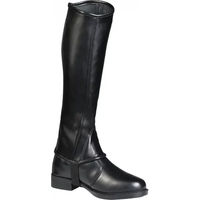 Produktbild von Norton Unisex Stretchhalf-Chaps aus Kunstleder Schwarz Einheitsgröße