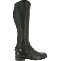 Produktbild von Norton Unisex Stretchhalf-Chaps aus Kunstleder Schwarz Einheitsgröße