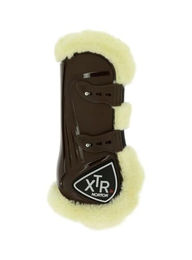 Norton XTR Gamaschen für Ponys aus Polyester in Braun mit Knöpfen – Bild 1 von 3