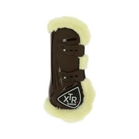 Produktbild von Norton XTR Gamaschen für Ponys aus Polyester in Braun mit Knöpfen