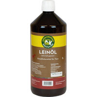 Produktbild von Nösenberger Leinöl zur Unterstützung von Haut und Fell als Nahrungsergänzung 1000 ml