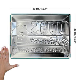 Nostalgic-Art 23246 Retro Blechschild PfotenSchild Dogs Welcome Metall Vintage-Design 30 x 40 cm – Bild 1 von 5