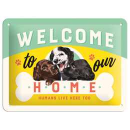 Produktbild von Nostalgic-Art Blechschild Welcome Puppies 20 x 15 cm
