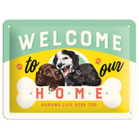 Produktbild von Nostalgic-Art Blechschild Welcome Puppies 20 x 15 cm