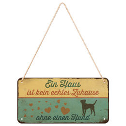 Produktbild von Nostalgic-Art Hängeschild Ein Haus ist kein echtes Zuhause 20 x 10 cm