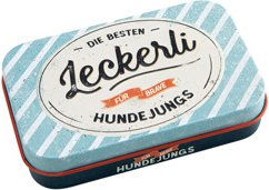 Nostalgic-Art Leckerli-Dose Hundejungs aus Metall Blau - 9,5 cm – Bild 1 von 6