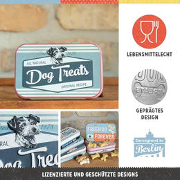 Nostalgic-Art Retro Blechdose Dog Treats Blue für Hundeleckerli im Vintage Design – Bild 1 von 3