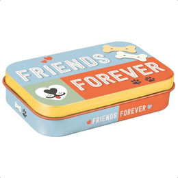 Nostalgic-Art Retro Blechdose Friends Forever für Leckerli und Futter – Bild 1 von 4