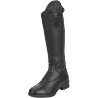 Produktbild von Nova Kids Fun Kinder-Reitstiefel aus Leder Schwarz Größe 36