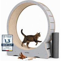 Produktbild von noviclass Katzenlaufrad Baghira XXL aus Holz 120cm Innendurchmesser für erwachsene Katzen