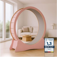 Produktbild von noviclass Katzenlaufrad Baghira XXL Rosa mit 120cm Innendurchmesser