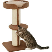 Produktbild von Novzep Kratzbaum für Katzen 91 cm mit Sisalstämmen und Kissen in Braun