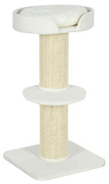 Novzep Kratzbaum für Katzen 91cm in Creme mit Katzenbett und Plattform – Bild 1 von 2