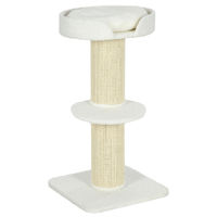 Produktbild von Novzep Kratzbaum für Katzen 91cm in Creme mit Katzenbett und Plattform