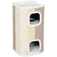 Produktbild von Novzep Kratztonne für Katzen aus Plüsch und Sisal in Beige