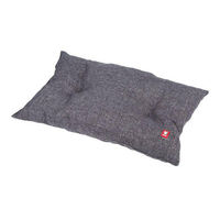 Produktbild von NufNuf Hundekissen Pillow Bob in Grau Größe L aus Stoff