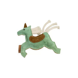 Produktbild von NufNuf Kauspielzeug Einhorn aus Leder für Welpen