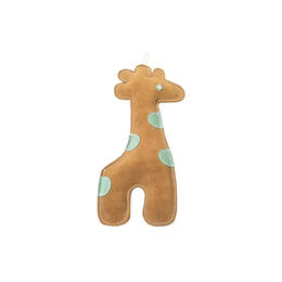 Produktbild von NufNuf Wurfspielzeug Giraffe aus Leder für Welpen in Braun