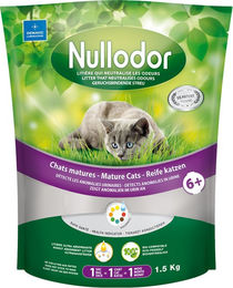 Produktbild von Nullodor Mature Cats Katzenstreu für Senior Katzen Silikatstreu 1,5 kg - 1,5 kg