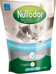 Produktbild von Nullodor Sensitive Katzenstreu Silikatstreu unparfümiert 2 x 1,5 kg - 2 x 1,5 kg