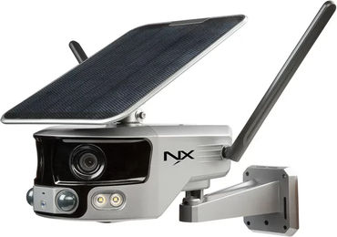 Produktbild von Num'axes CAM1072 Panorama-Überwachungskamera mit WiFi in Grau