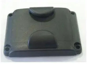 Produktbild von Num'axes Canicom Halsbanddeckel aus Kunststoff Schwarz für erwachsene Hunde