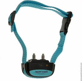 Produktbild von Num'axes IKI Pulse Anti-Bell Erziehungshalsband für Hunde aus Nylon in Blau Türkis wasserdicht und wiederaufladbar
