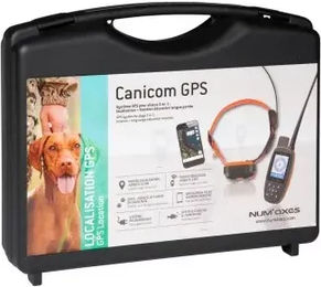 Produktbild von Num'axes Koffer leer Komplettset mit GPS in Schwarz für erwachsene Tiere