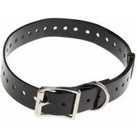 Produktbild von Num'axes Leine aus Polyurethan in Schwarz für erwachsene Hunde - 85 cm