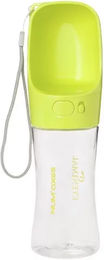 Produktbild von Num'axes Reise-Trinkflasche für Hunde aus Kunststoff in Grün und Transparent - 500 ml