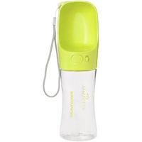 Produktbild von Num'axes Reise-Trinkflasche für Hunde aus Kunststoff in Grün und Transparent - 500 ml