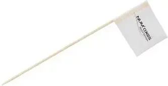 Produktbild von Num'axes Wasserfester Hundezaun Wimpel in Beige und Weiß