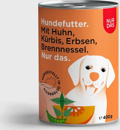 Produktbild von NUR DAS Hundefutter Huhn mit hohem Fleischanteil Dose 400g