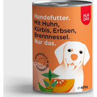 Produktbild von NUR DAS Hundefutter Huhn mit hohem Fleischanteil Dose 400g
