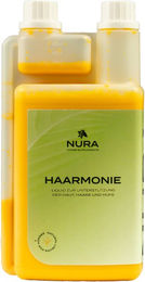 NURA HORSE SUPPLEMENTS Haarmonie Haut & Fell Liquid Ergänzungsfuttermittel für Pferde 1 l – Bild 1 von 2