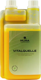NURA HORSE SUPPLEMENTS Vitalquelle Stoffwechsel Liquid Ergänzungsfuttermittel für Pferde zur Unterstützung von Leber und Niere mit 1 l – Bild 1 von 5