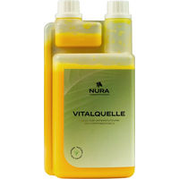 Produktbild von NURA HORSE SUPPLEMENTS Vitalquelle Stoffwechsel Liquid Ergänzungsfuttermittel für Pferde zur Unterstützung von Leber und Niere mit 1 l