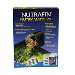 Produktbild von Nutrafin Nutramatic Futterautomat für Fische Schwarz Transparent