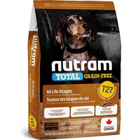 Produktbild von Nutram Total Grain Free Hundefutter für kleine Rassen mit Truthahn, Huhn und Ente, getreidefrei, 2 kg