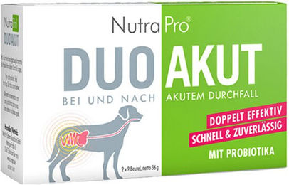 NutraPro Duo Akut Probiotika Pulver für Magen-Darm und Verdauung 30 Beutel – Bild 1 von 2